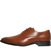 Mad Wax Mens Lace Up Shoes Tan