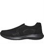 Mad Wax Mens Slip On Trainers With Memory Foam Insock Black