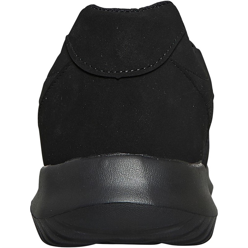 Mad Wax Mens Slip On Trainers With Memory Foam Insock Black