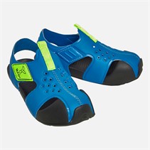 Mad Wax Boys Rockie Velcro Aqua Sandals Blue