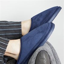 Mad Wax Mens Kinross Mule Slippers Navy