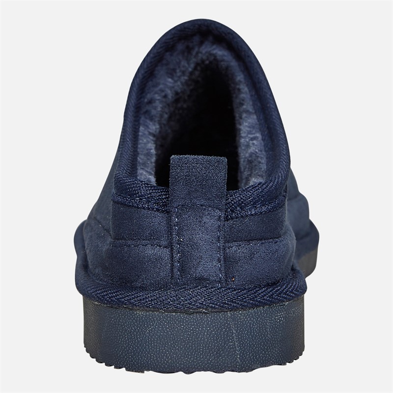 Mad Wax Mens Kinross Mule Slippers Navy