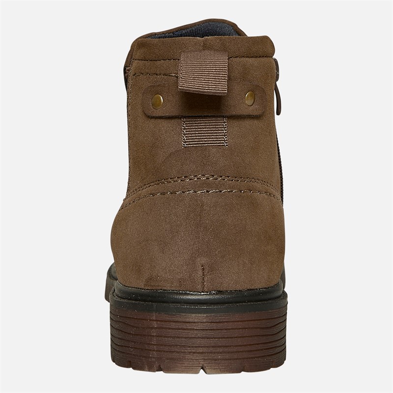 Mad Wax Mens Tenyson Chelsea Boots Dark Brown