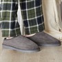 Mad Wax Mens Kinross Mule Slippers Grey