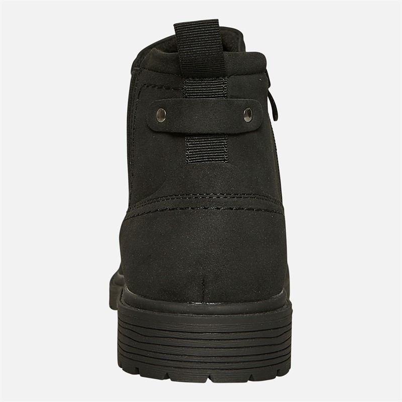 Mad Wax Mens Tenyson Chelsea Boots Black