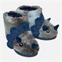 Mad Wax Boys Dinosaur Bootie Slippers Grey/Blue