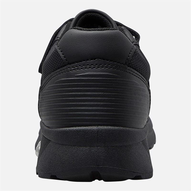 Mad Wax Junior Boys Strap Trainers Black Pu