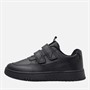 Mad Wax Junior Boys Dual Strap Trainers Black Pu