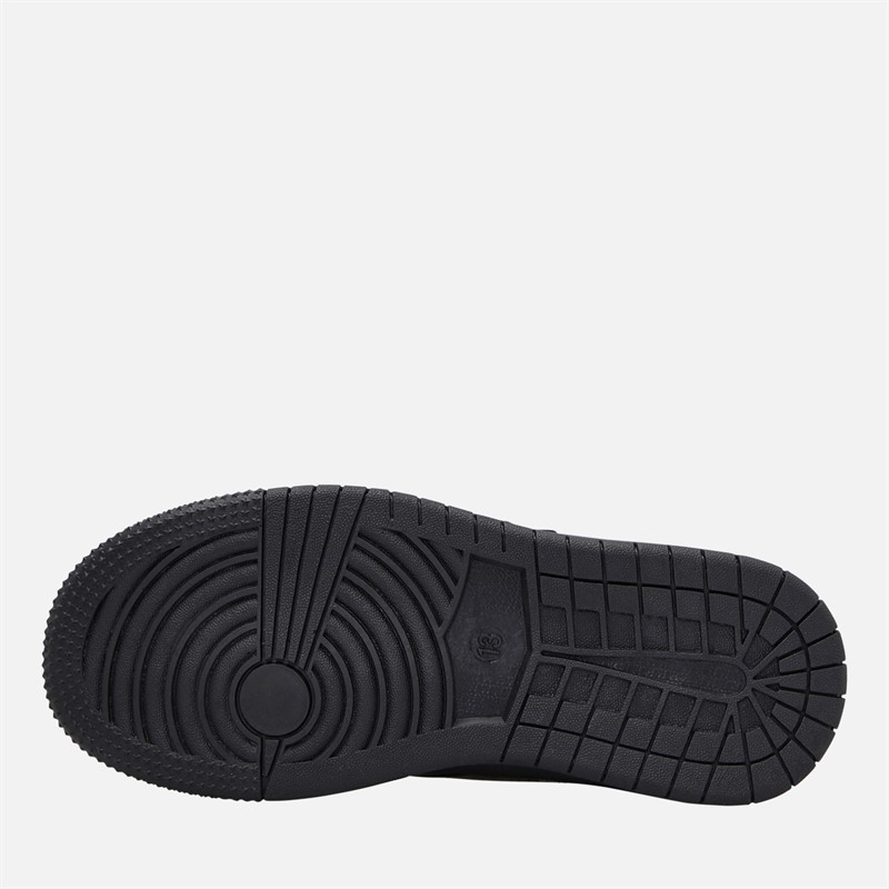 Mad Wax Junior Boys Dual Strap Trainers Black Pu