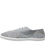 Mad Wax Mens Canvas Pumps Grey Marl