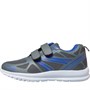 Mad Wax Junior Velcro Trainers Grey/Royal