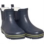 Mad Wax Bottes en Caoutchouc Short Welly Garçon Bleu Marine