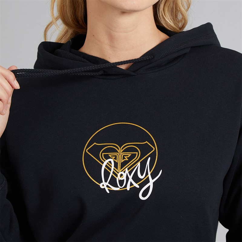 Roxy Womens Surf Stoked Terry Hoodie Anthracite