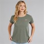 Roxy Womens Saturdaze Short Sleeve T-Shirt Agave Green