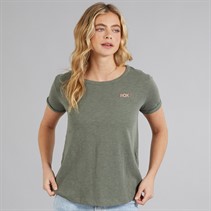 Roxy Womens Saturdaze Short Sleeve T-Shirt Agave Green