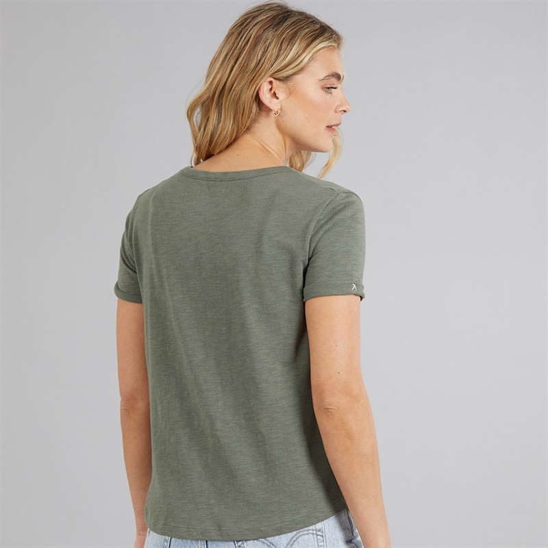 Roxy Womens Saturdaze Short Sleeve T-Shirt Agave Green