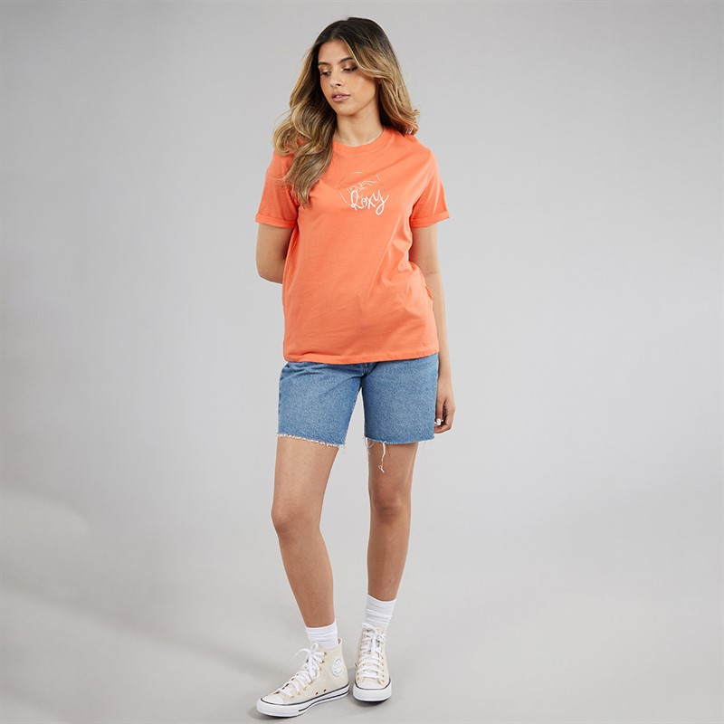 Roxy Womens Ocean T-Shirt Camellia