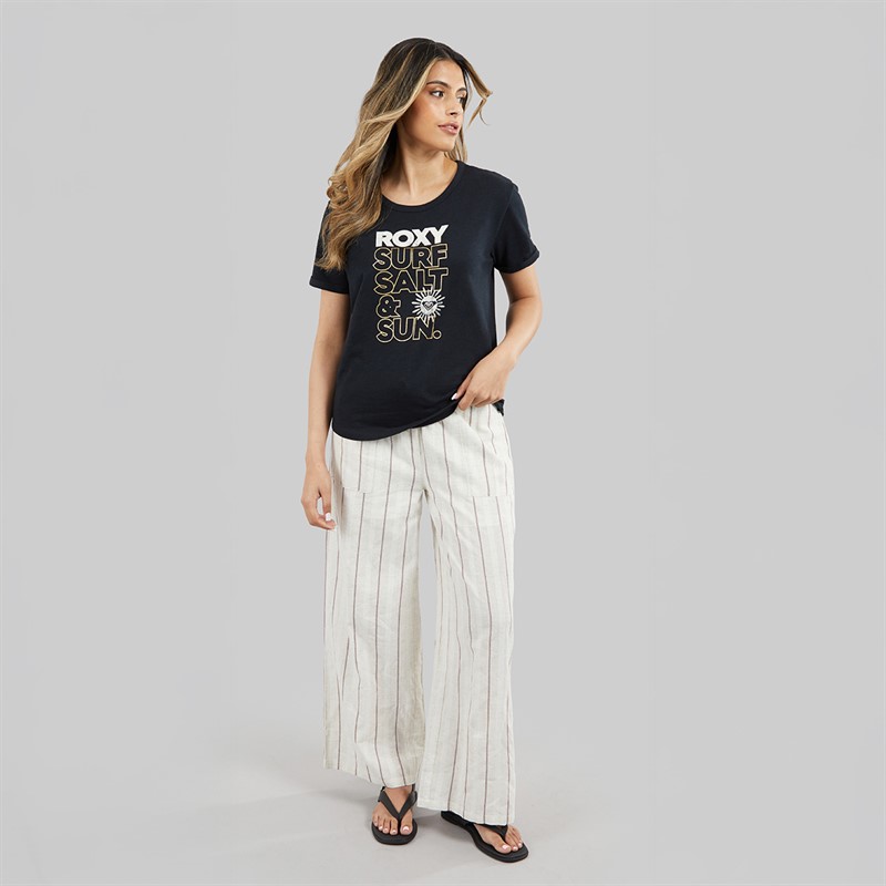 Roxy Womens Oceanwave T-Shirt Anthracite