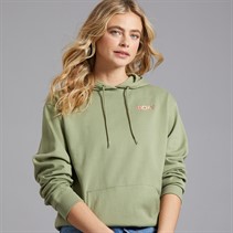 Roxy Womens Saturdaze Hoodie Oil Green