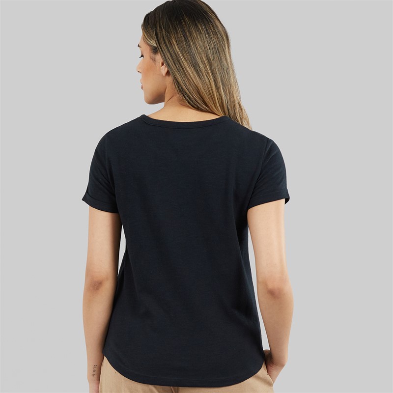 Roxy Womens Saturdaze Short Sleeve T-Shirt Anthracite