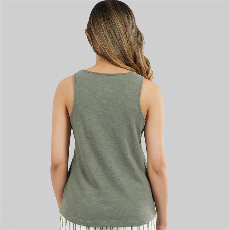 Roxy Womens Saturdaze Tank Top Agave Green