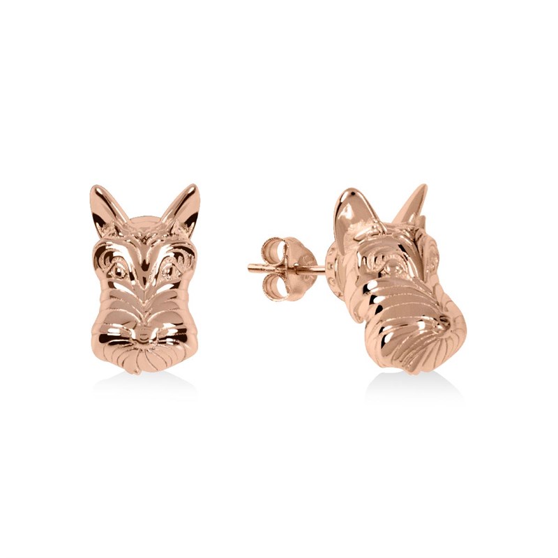 Buy RADLEY Womens Dog Stud Earrings Rose Gold