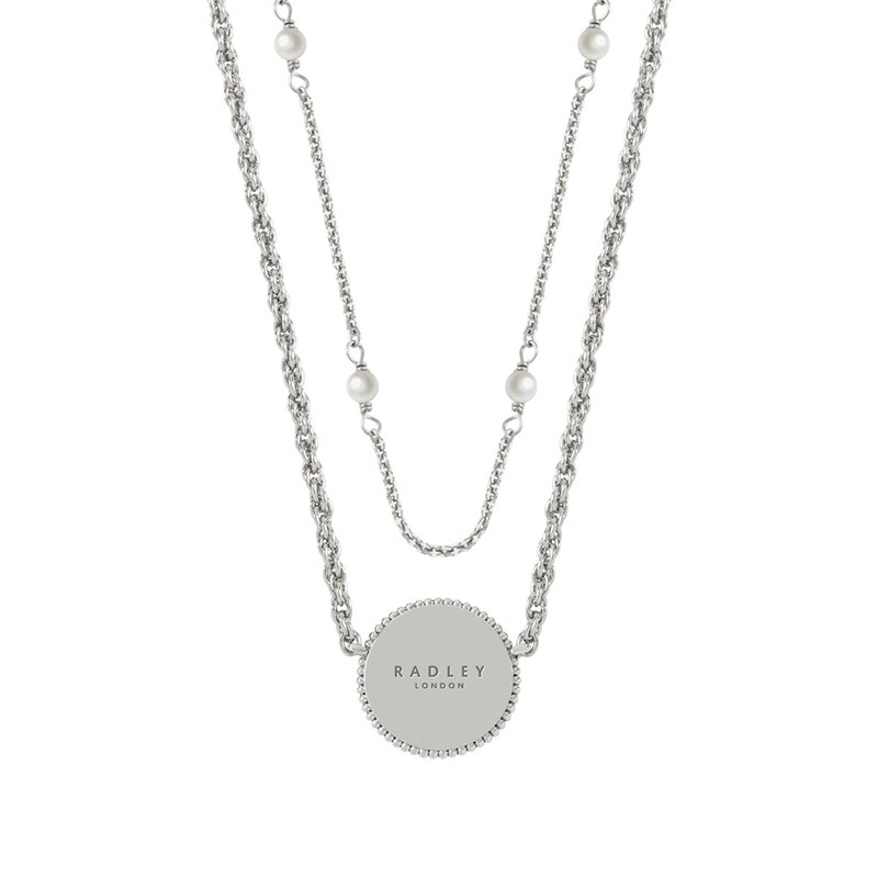 RADLEY Womens Layered Necklace Silver