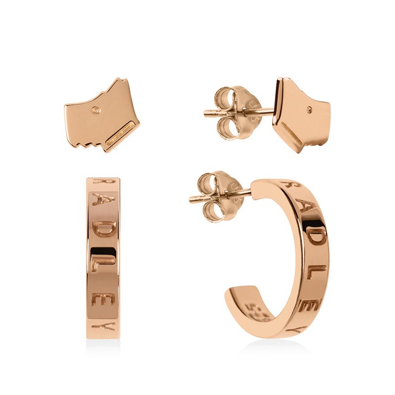 RADLEY Womens Earrings Rose Gold