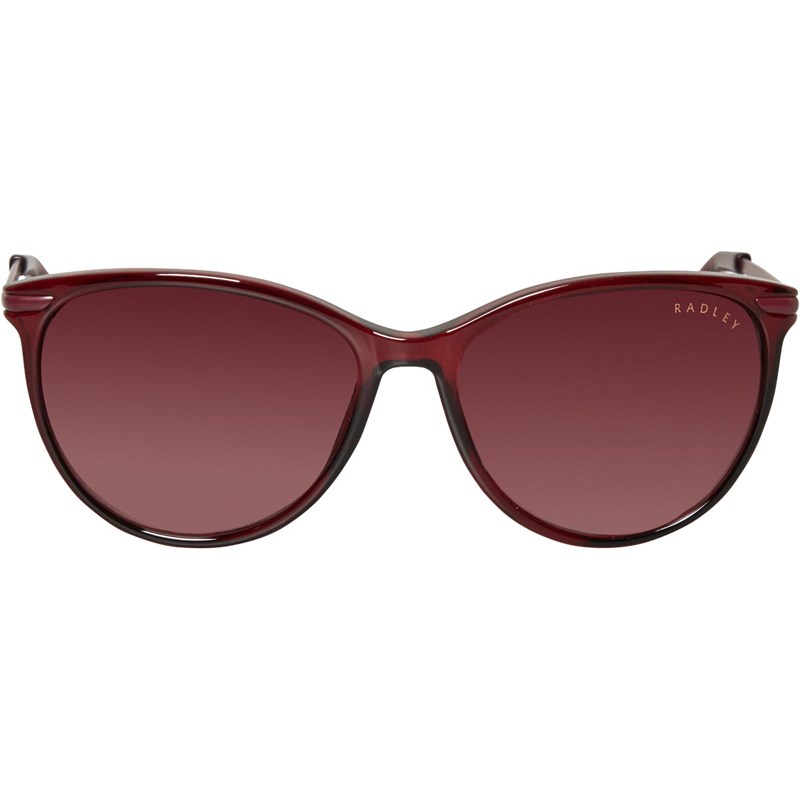RADLEY Womens Tassia Sunglasses Gloss Burgundy Crystal