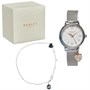 RADLEY Womens Watch And Bracelet Set Silver