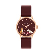 RADLEY Womens Woodland Wanderer Strap Watch Oxblood Red