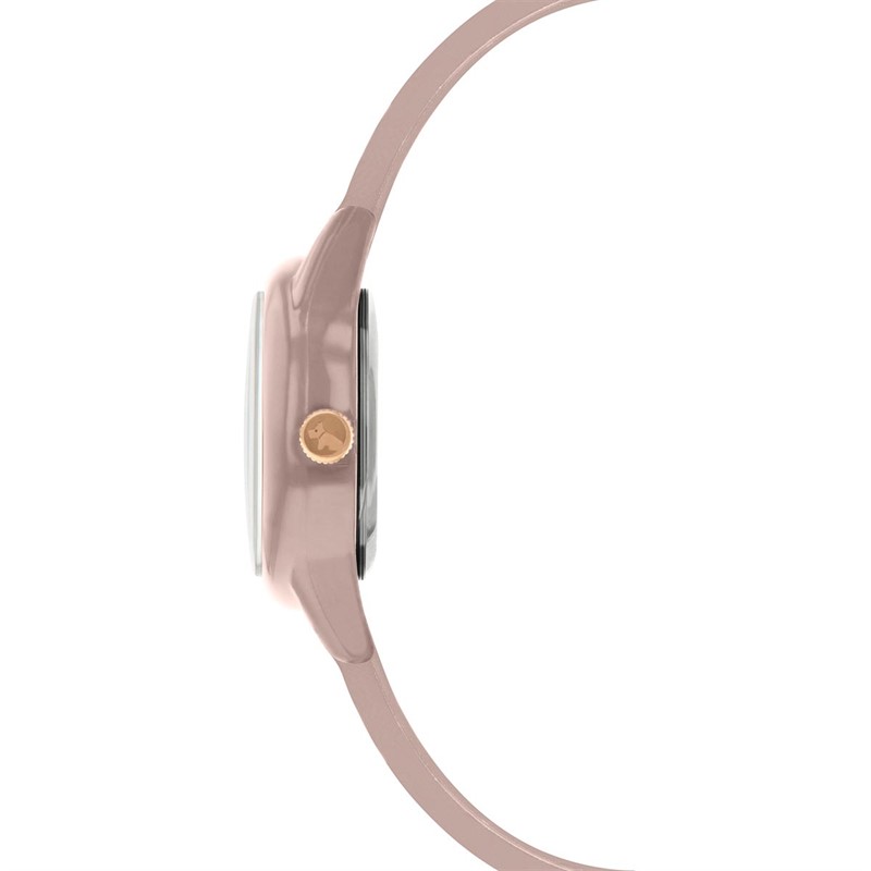 RADLEY Womens Silicone Strap Watch Cobweb Pink