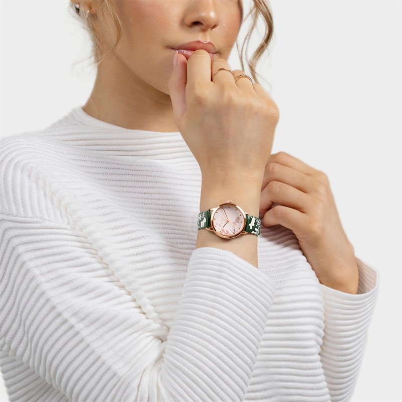 RADLEY Womens Treemendous Strap Watch Pine Green