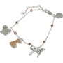 RADLEY Womens Charm Bracelet Silver/Rose Gold