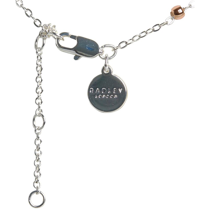 RADLEY Womens Charm Bracelet Silver/Rose Gold