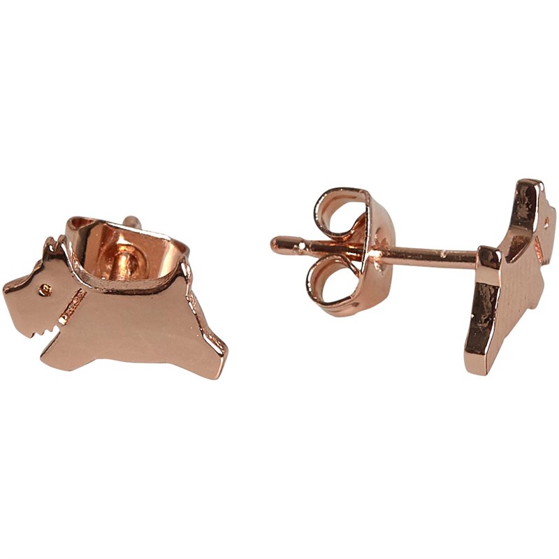 RADLEY Womens Stud Earrings Rose Gold