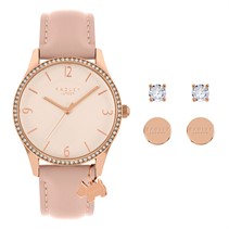 Radley Womens Watch and Earrings Set Nude