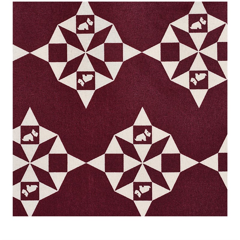 RADLEY Womens Wallpaper Responsible Foldaway Tote Bag Dark Cherry
