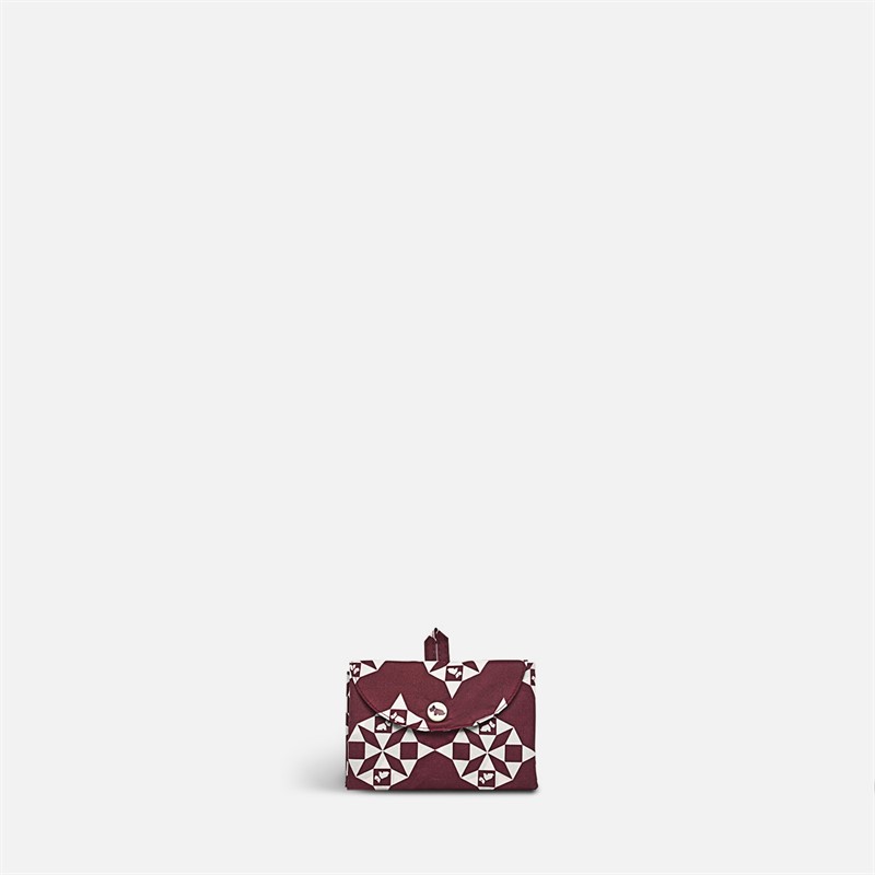 RADLEY Womens Wallpaper Responsible Foldaway Tote Bag Dark Cherry