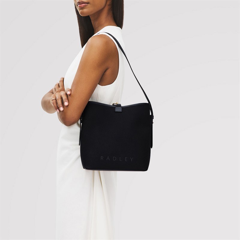 RADLEY Womens Addison Lane Responsible Open Top Shoulder Bag Black