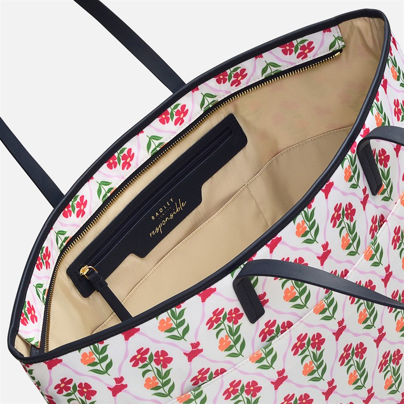 RADLEY Womens Finsbury Park Caro Ziptop Shoulder Bag Chalk