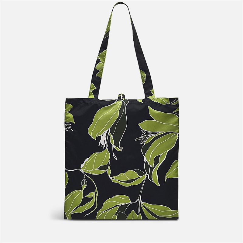 RADLEY Womens Bonsai Floral Responsible Foldaway Tote Bag Black