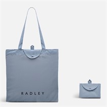 RADLEY Womens Responsible Foldaway Tote Bag Smoke Blue
