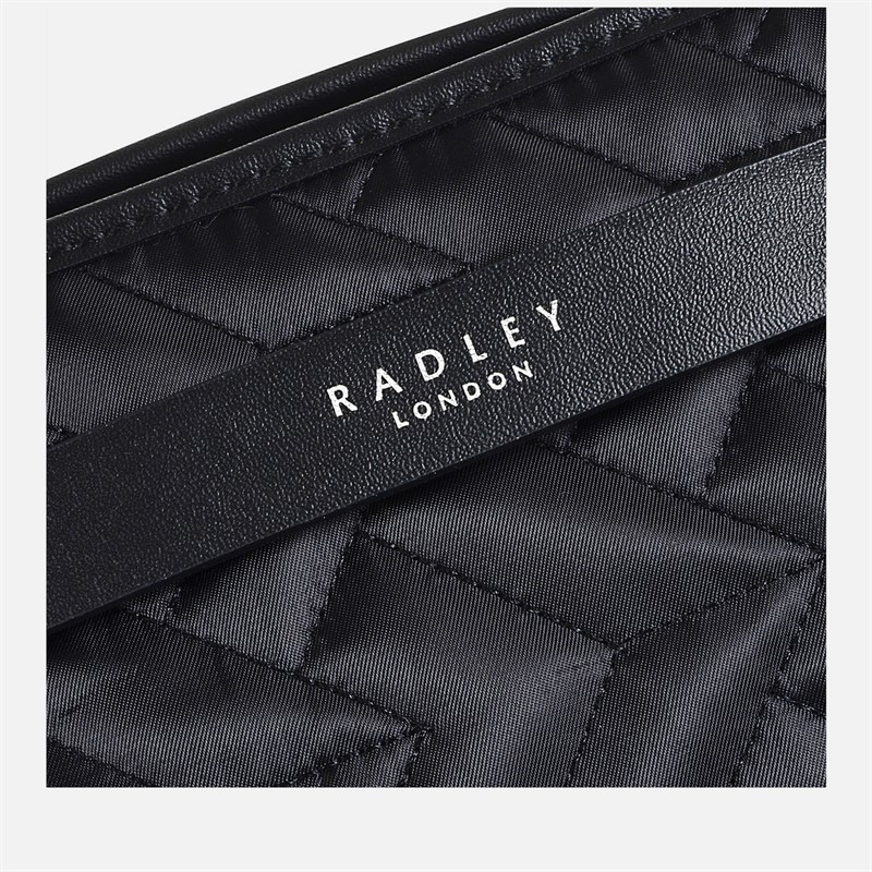 RADLEY Womens Finsbury Park Quil Ziptop Shoulder Bag Black