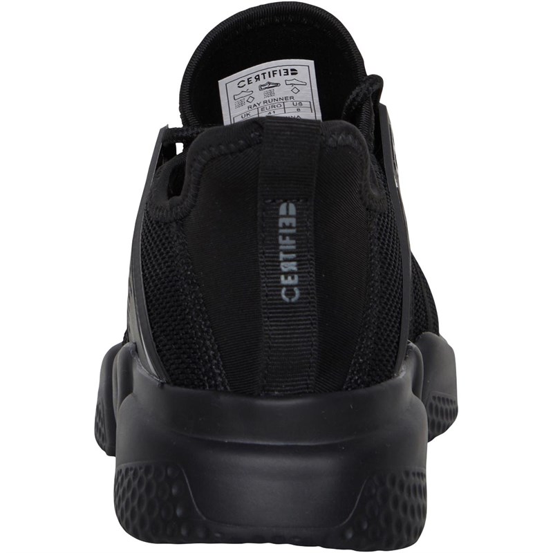 CERTIFIED Mens Ray Trainers Black