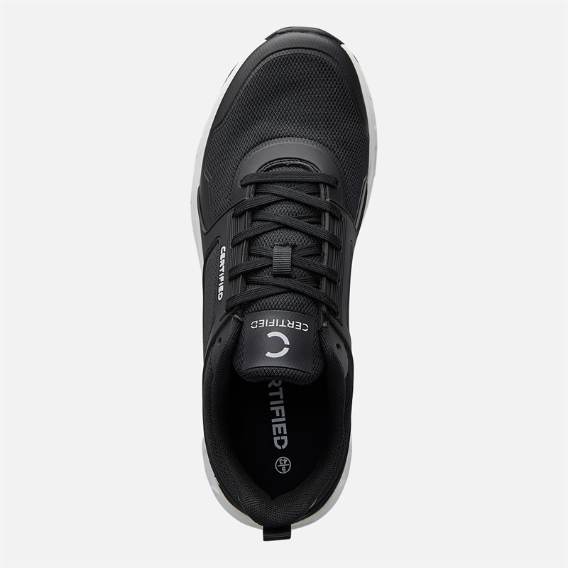 CERTIFIED Mens CT-769 Runner Trainers Black/White