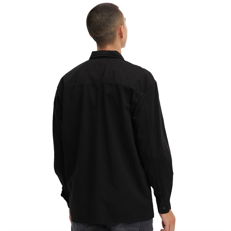 Blend Herre Langærmet shirts Sort