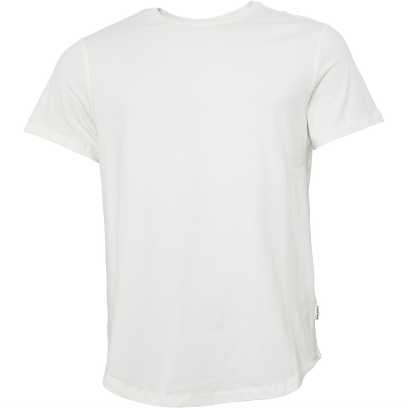 Blend Herre T-shirts Hvid Mergel