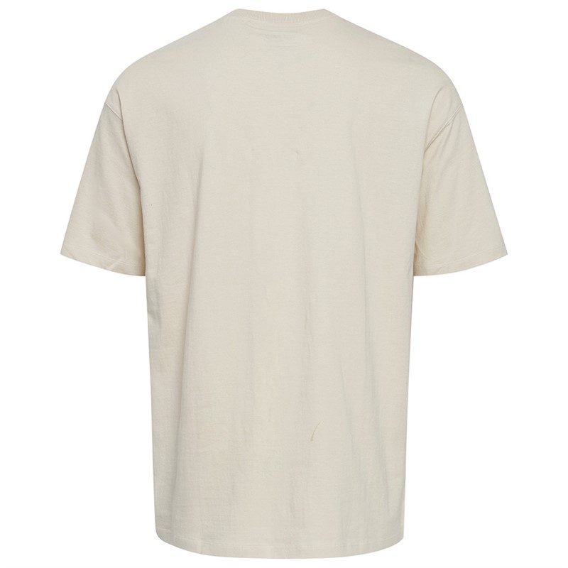 Blend T-Shirts Homme Ecru