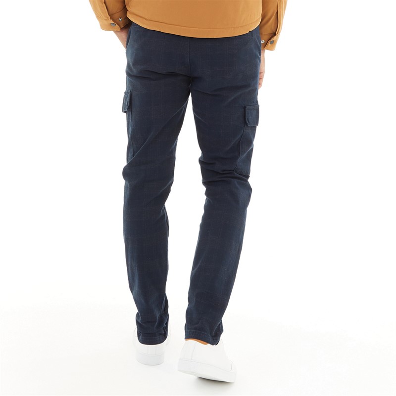 Blend Mens Cargo Casual Trousers Dress Blues